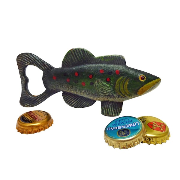 Design Toscano Trout Tales Cast Iron Bottle Opener - SP852