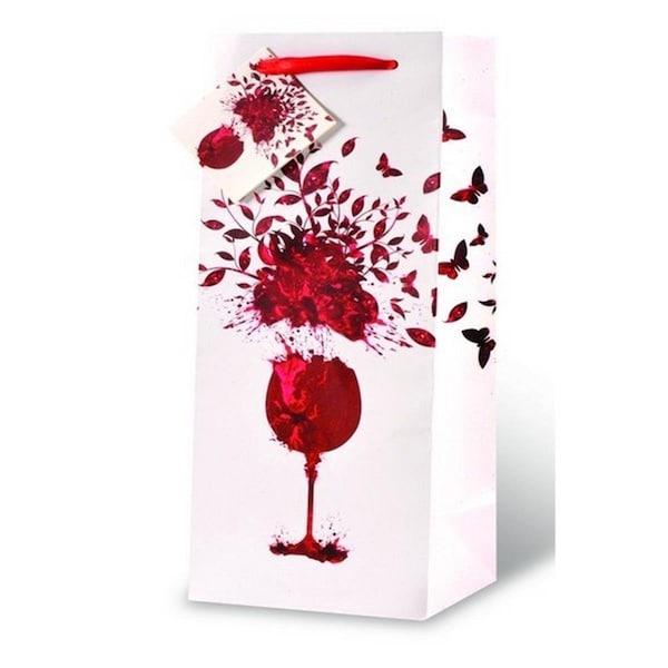 Wrap-Art Flight of Fancy Wine Bottle Gift Bag - 17560