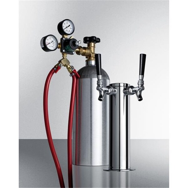 Summit Appliance Summit Appliance KitSBC7TWIN 12 x 3 x 3 in. Dual Tap Beer Dispensing Kit - KITSBC7TWIN
