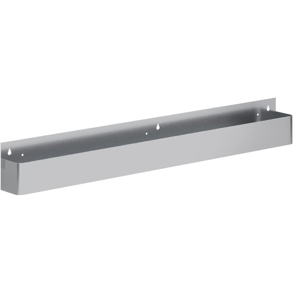Amgood 48 in. Single Tier Stainless Steel Speed Rail Rack for Commercial Bars - SR-48-Z