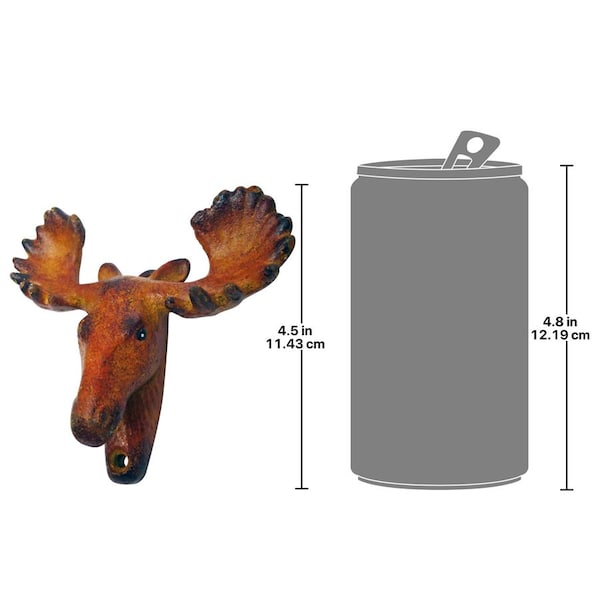 Design Toscano Moose Tracks Cast Iron Bottle Opener - SP1181