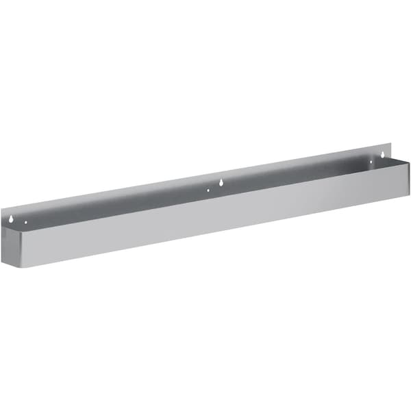 Amgood 60 in. Single Tier Stainless Steel Speed Rail Rack for Commercial Bars - SR-60-Z