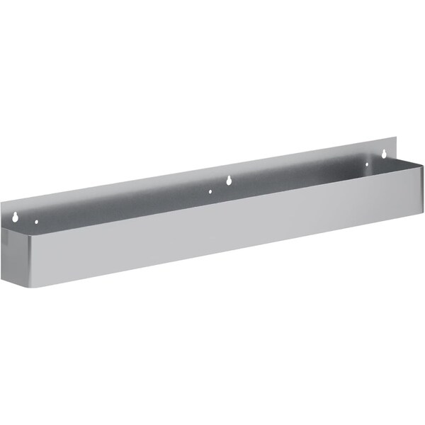 Amgood 42 in. Single Tier Stainless Steel Speed Rail Rack for Commercial Bars - SR-42-Z