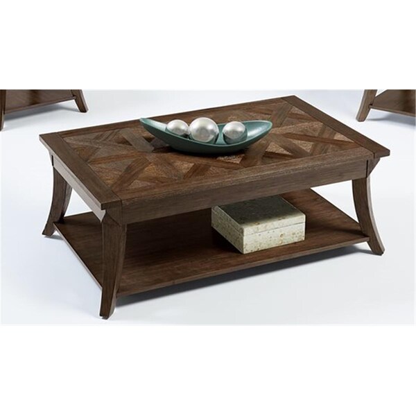 Progressive Furniture Appeal L Rectangular Cocktail Table - 18 x 48 x 30 in. - T357-01