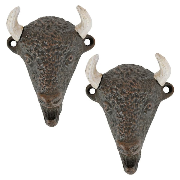 Design Toscano The Great Plains Buffalo Cast Iron Bottle Opener, PK 2 - SP91315