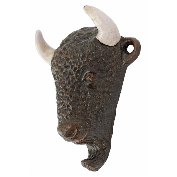 Design Toscano The Great Plains Buffalo Cast Iron Bottle Opener - SP1315
