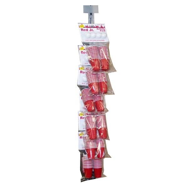 Brite Concepts Brite Concepts 2 oz Red Plastic Shot Glass - 12030-CLP