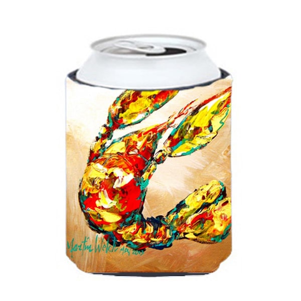 Carolines Treasures Crawfish Tanya Can Or Bottle  Hugger - MW1062CC