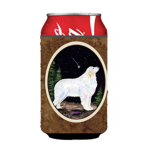 Carolines Treasures Starry Night Great Pyrenees Can Or bottle sleeve Hugger - 12 oz. - SS8471CC
