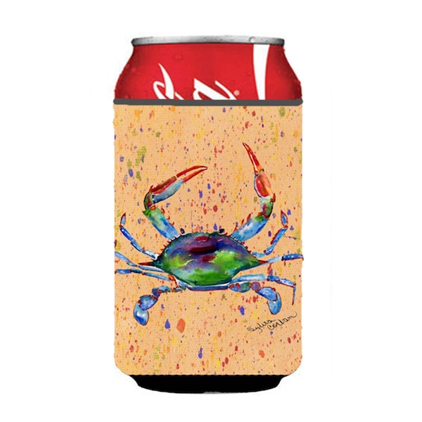 Carolines Treasures Crab On Coral Can Or Bottle  Hugger - 8467CC
