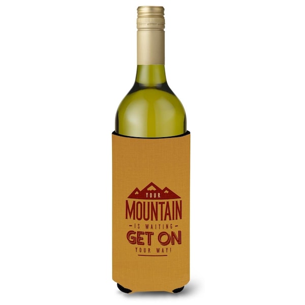 Carolines Treasures The Mountain is Waiting Wine Bottle Beverge Insulator Hugger - BB5451LITERK