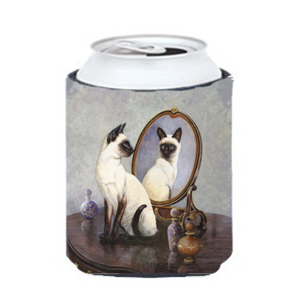 Carolines Treasures Siamese Reflection by Daphne Baxter Can or Bottle Hugger - BDBA0360CC