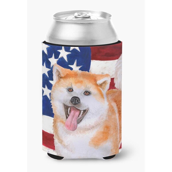 Carolines Treasures Akita Patriotic Can or Bottle Hugger - BB9703CC