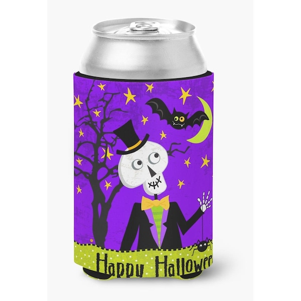 Carolines Treasures Happy Halloween Skeleton Can or Bottle Hugger - VHA3014CC