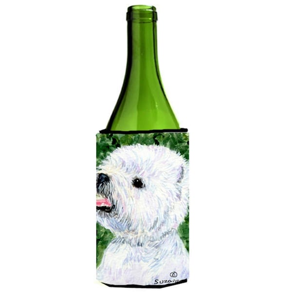 Carolines Treasures Westie Wine bottle sleeve Hugger - 24 Oz. - SS8802LITERK