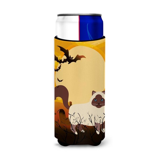 Carolines Treasures Halloween Birman Cat Michelob Ultra Hugger for Slim Cans - BB4441MUK