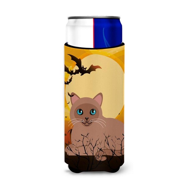 Carolines Treasures Halloween Tonkinese Cat Michelob Ultra Hugger for Slim Cans - BB4458MUK