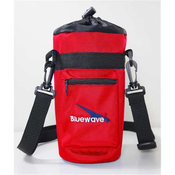 Bluewave Lifestyle Water Bottle Insulated Carrying Holder Case, Red - 34 oz - BL39752