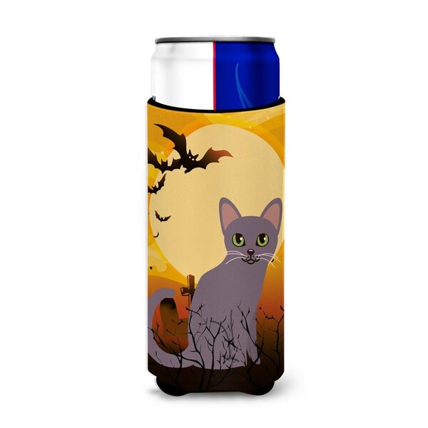Carolines Treasures Halloween Korat Cat Michelob Ultra Hugger for Slim Cans - BB4447MUK