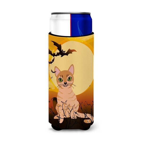 Carolines Treasures Halloween Australian Mist Cat Michelob Ultra Hugger for Slim Cans - BB4440MUK