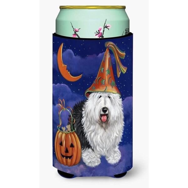 Carolines Treasures 22-24 oz Old English Sheepdog Halloween Tall Boy Hugger - PPP3118TBC