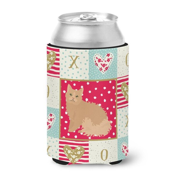 Carolines Treasures 12 oz Selkirk Rex Cat Love Can or Bottle Hugger - CK5784CC