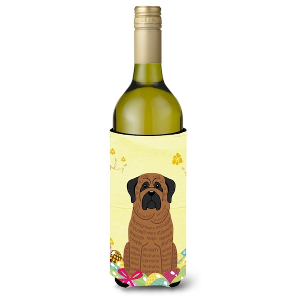 Carolines Treasures Easter Eggs Mastiff Brindle Wine Bottle Beverge Insulator Hugger - BB6015LITERK