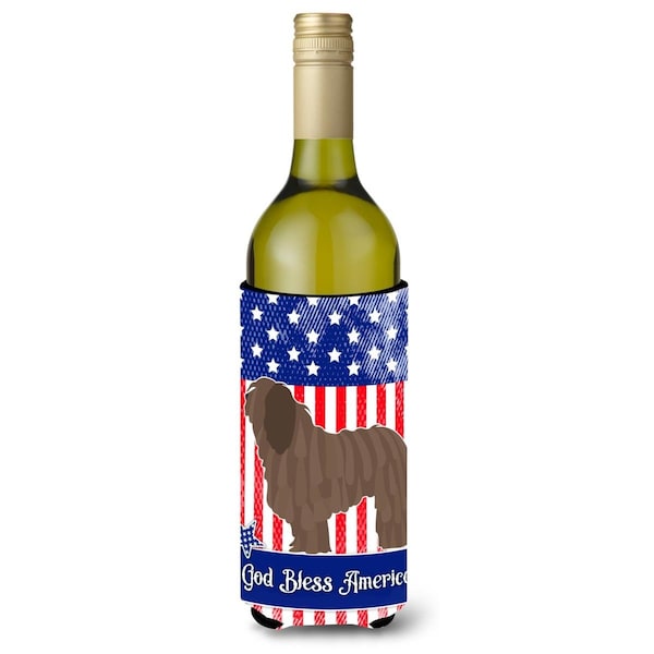Carolines Treasures Bergamasco Shepherd American Wine Bottle Beverge Insulator Hugger - BB8372LITERK