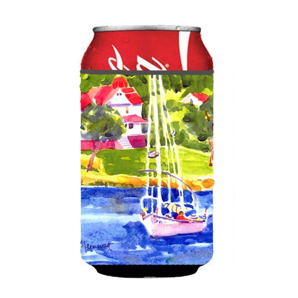 Carolines Treasures Sailboat On The Lake Can Or Bottle  Hugger - 6129CC
