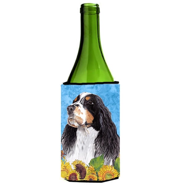 Carolines Treasures Springer Spaniel Wine bottle sleeve Hugger - 24 oz. - SC9058LITERK