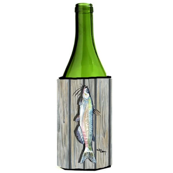 Carolines Treasures Fish Catfish Wine bottle sleeve Hugger - 8492LITERK