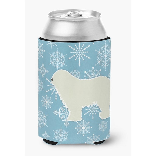 Carolines Treasures Winter Snowflake Komondor Can or Bottle Hugger - BB3555CC