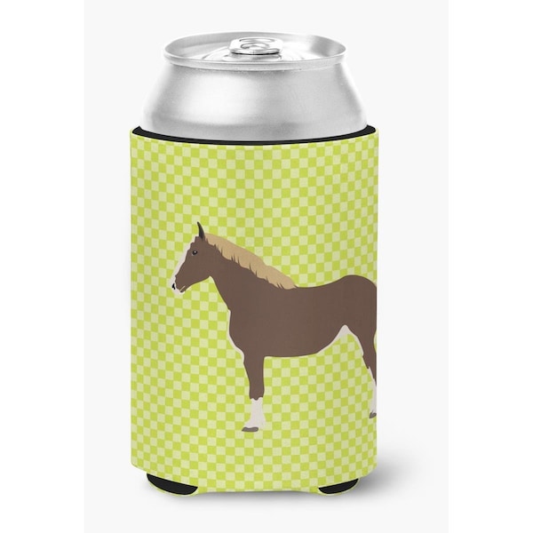 Carolines Treasures Percheron Horse Green Can or Bottle Hugger - BB7732CC