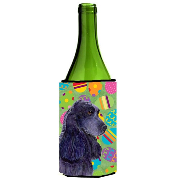 Carolines Treasures Cocker Spaniel Easter Eggtravaganza Wine bottle sleeve Hugger - SS4816LITERK