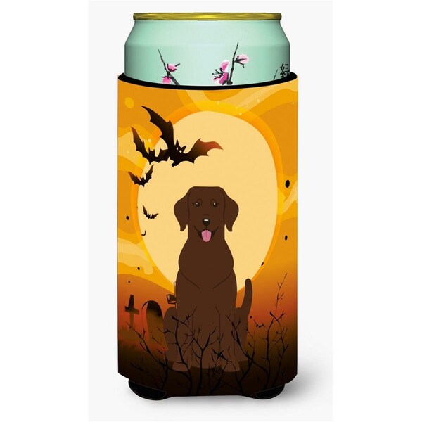 Carolines Treasures Halloween Chocolate Labrador Tall Boy Beverage Insulator Hugger - BB4322TBC