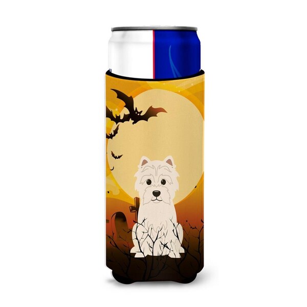 Carolines Treasures Halloween Westie Michelob Ultra Hugger for Slim Cans - BB4308MUK