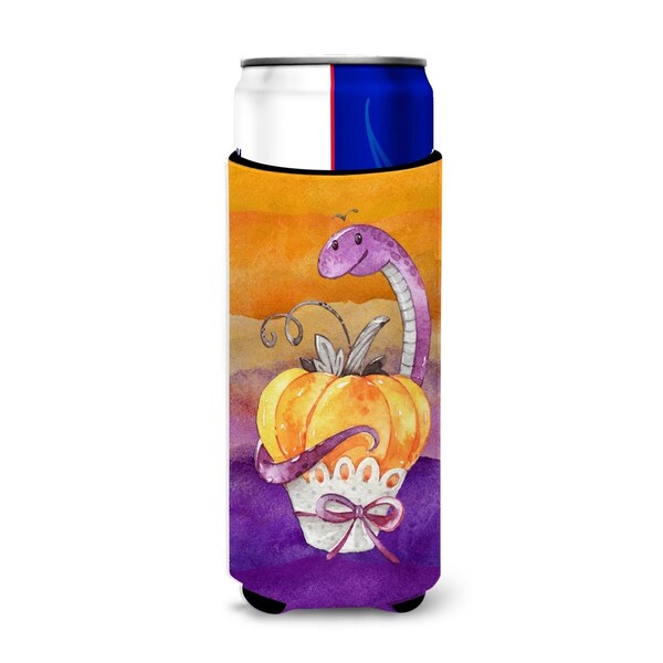 Carolines Treasures Halloween Pumpkin Snake Michelob Ultra Hugger for Slim Cans - BB7465MUK