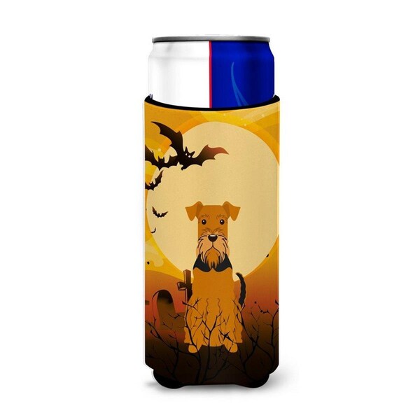 Carolines Treasures Halloween Airedale Michelob Ultra Hugger for Slim Cans - BB4307MUK