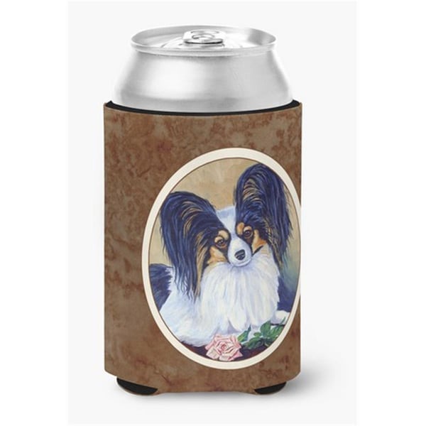 Carolines Treasures Papillon a Rose for You Can or Bottle Hugger - 7037CC