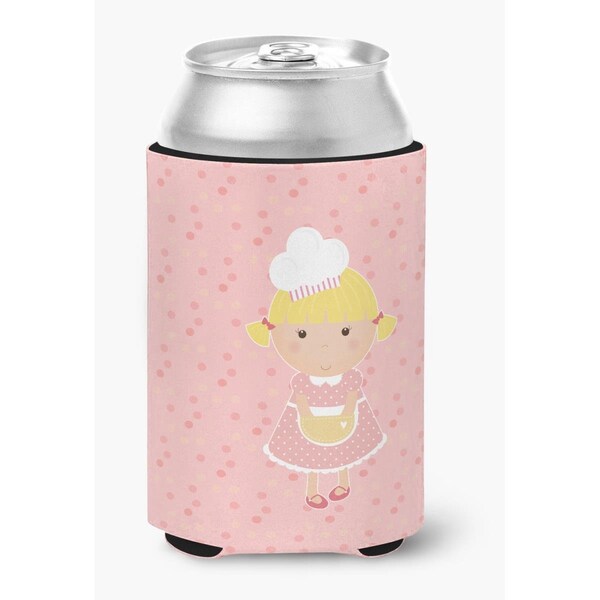 Carolines Treasures Baker Blonde on Pink Can or Bottle Hugger - BB7279CC