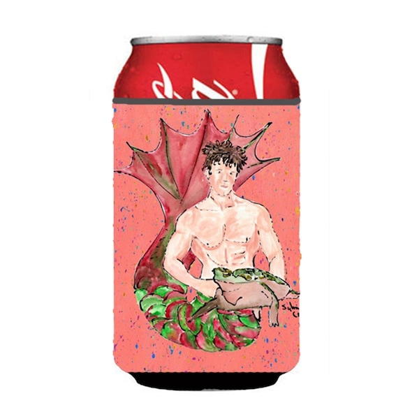 Carolines Treasures Merman Can Or Bottle  Hugger - 12 oz. - 8348CC