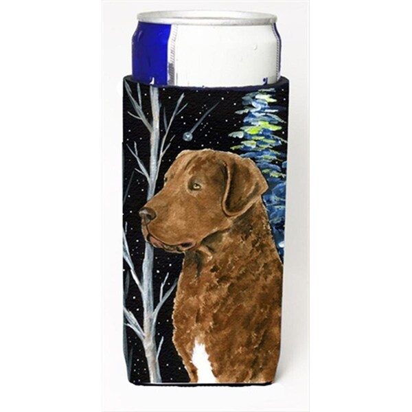 Carolines Treasures Starry Night Chesapeake Bay Retriever Michelob Ultra bottle sleeves For Slim Cans - SS8411MUK