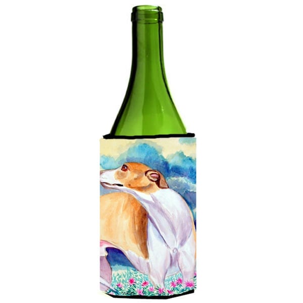 Carolines Treasures Whippet Wine bottle sleeve Hugger - 24 oz. - 7220LITERK