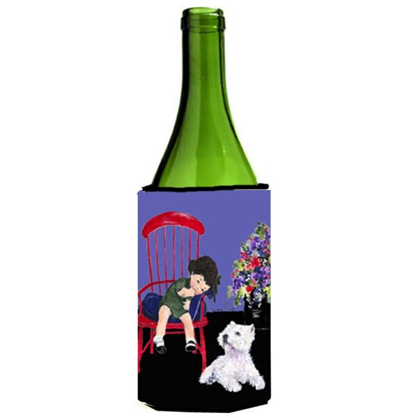 Carolines Treasures Westie Wine bottle sleeve Hugger - SS8631LITERK