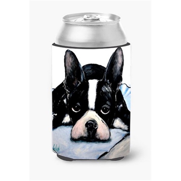 Carolines Treasures Boston Terrier Jake Dog Tired Can or Bottle Hugger - MW1241CC
