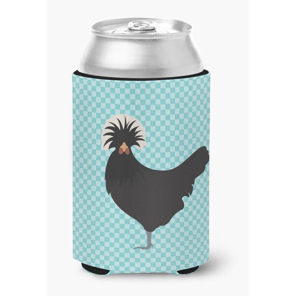 Carolines Treasures Polish Poland Chicken Blue Check Can or Bottle Hugger - BB8008CC