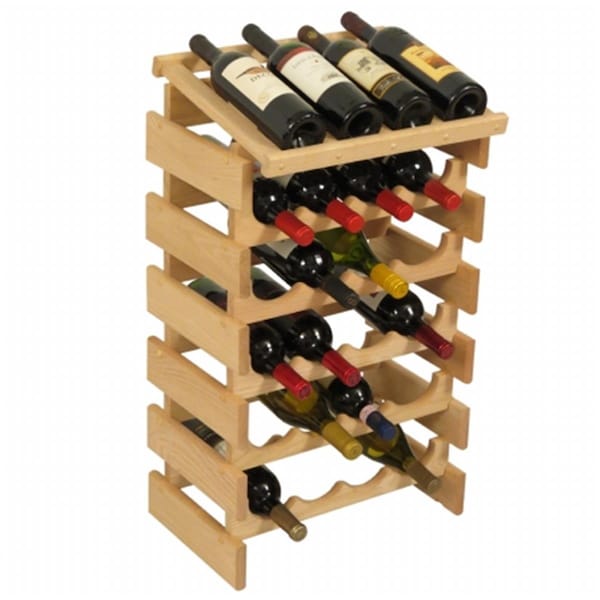 Razoredge 24 Bottle Dakota Wine Rack with Display Top - Unfinished - RA3263721