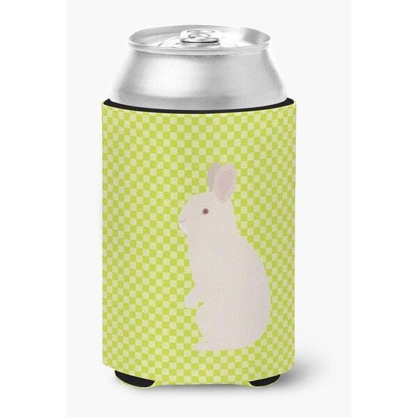 Carolines Treasures New Zealand White Rabbit Green Can or Bottle Hugger - BB7791CC