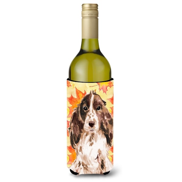 Carolines Treasures Brown Parti Fall Wine Bottle Beverge Insulator Hugger - BB9517LITERK