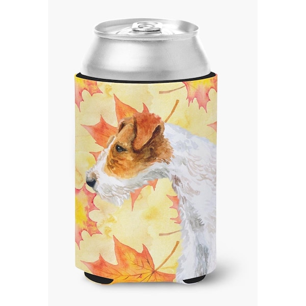 Carolines Treasures Fox Terrier Fall Can or Bottle Hugger - BB9911CC